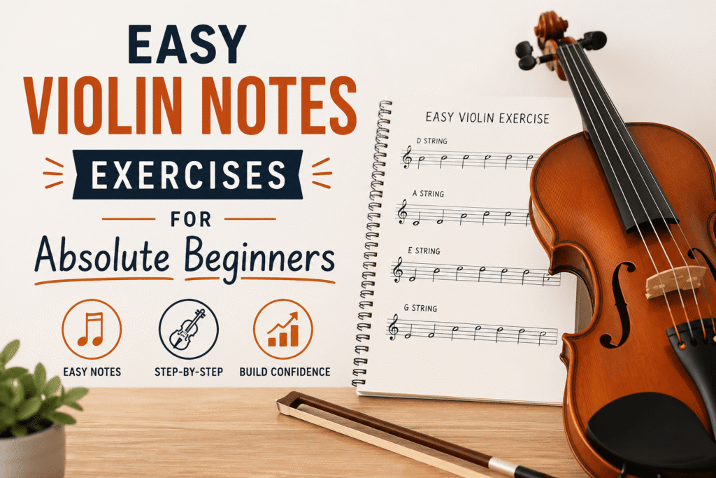 Easy Violin Notes Exercises