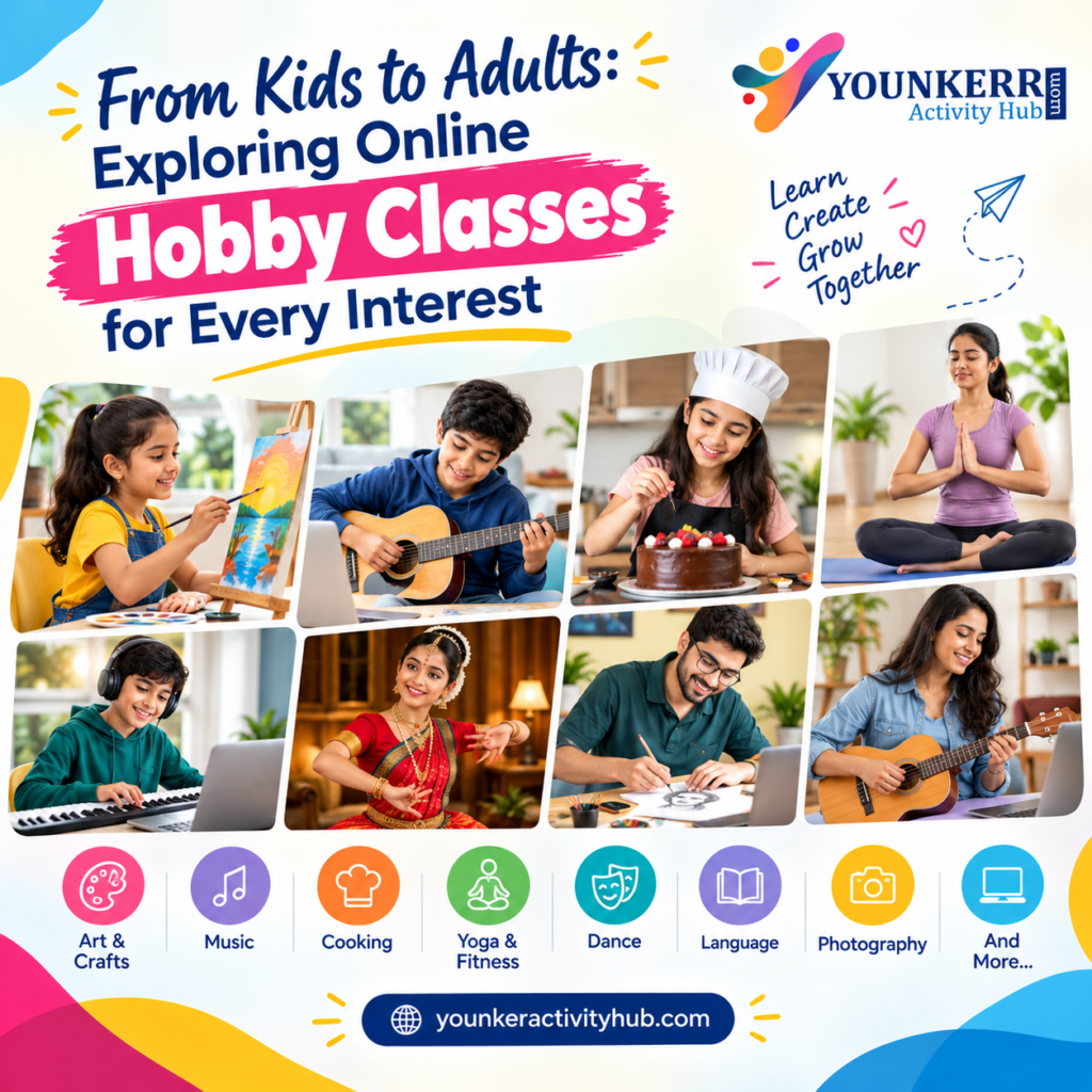 Online Hobby Classes, Online Activity Classes for Kids, Hobby Classes for Adults